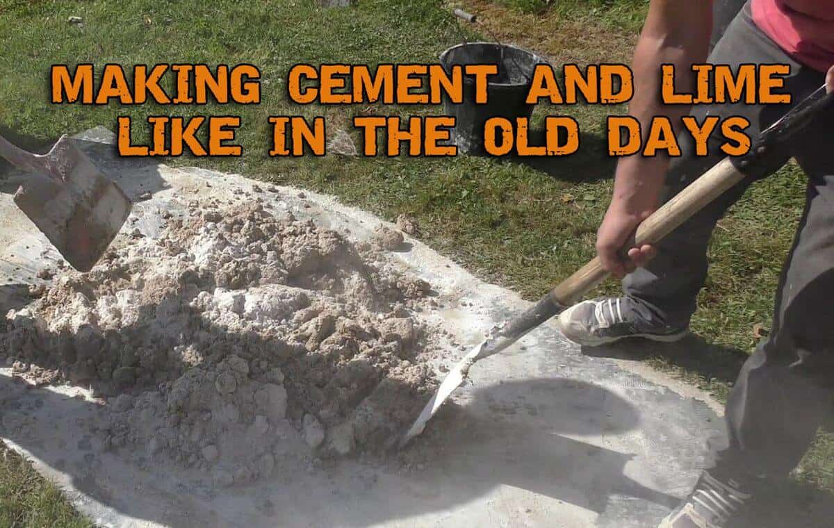 Selfsufficient Living Making Cement And Lime Like In The Old Days